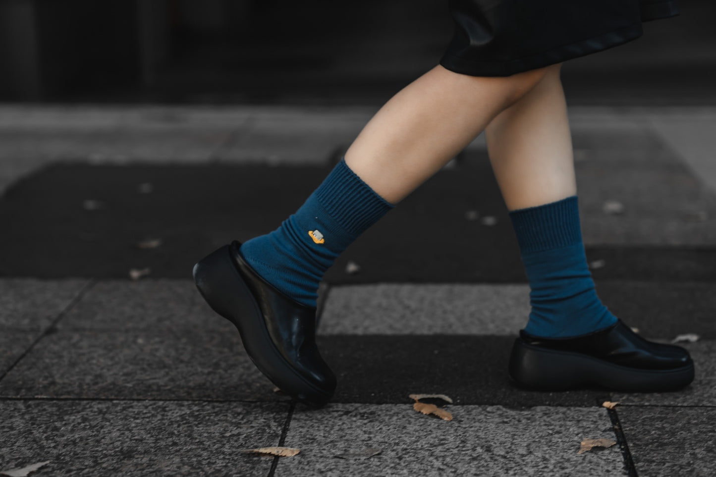 BUTTER tokyo ORIGINAL SOCKS (NAVY BLUE)