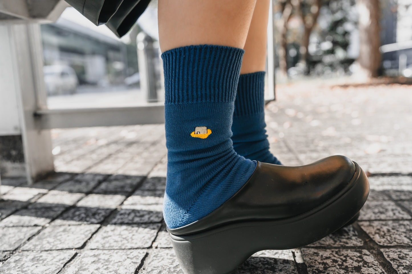 BUTTER tokyo ORIGINAL SOCKS (NAVY BLUE)