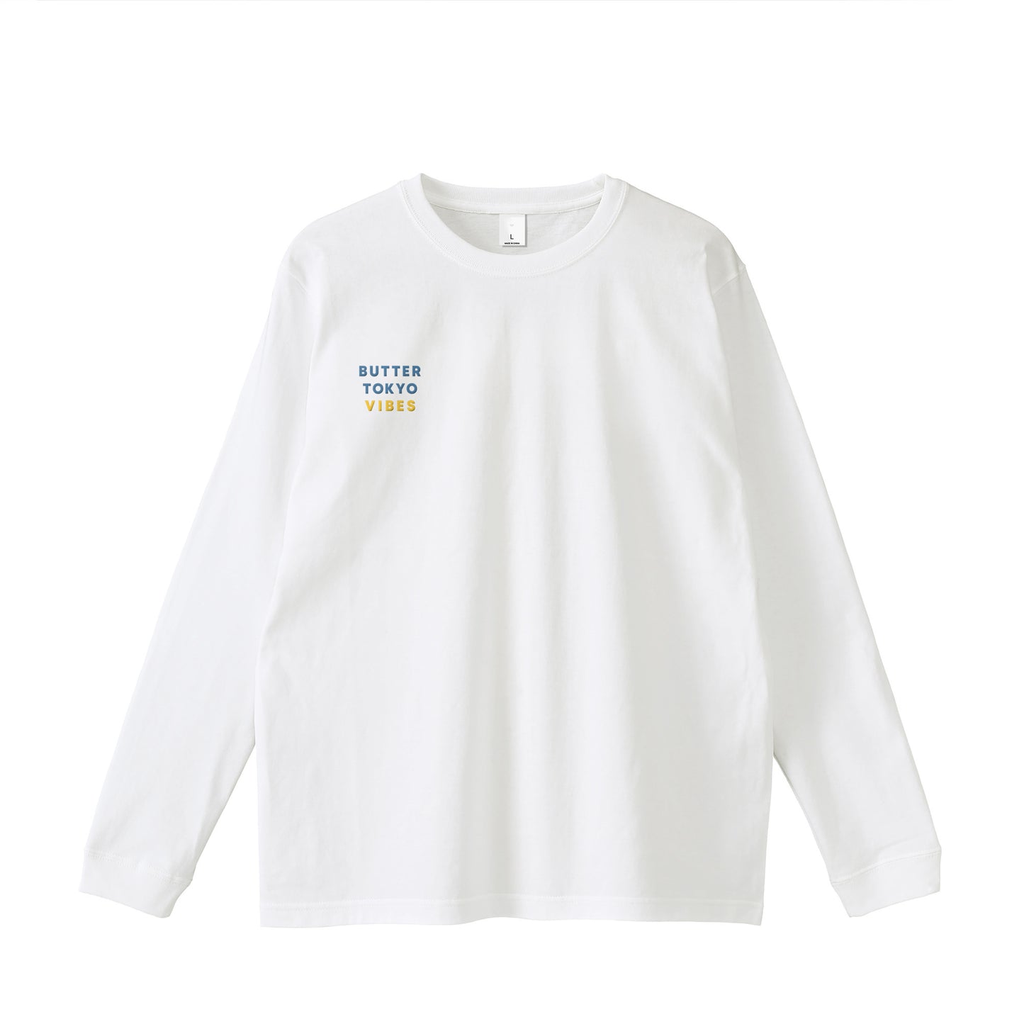BUTTER tokyo VIBES 長袖（白）